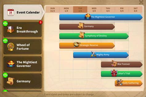 ROK new calendar! All you need for .